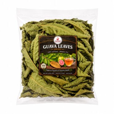 Dried Guava Leaves Tea – 100% Natural Whole Leaves | non-GMO | Caffeine Free Herbal Tea | No Additives or Preservatives | 100 Leaves